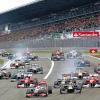 Vor einem Jahr: Formel 1-Start auf dem Nürburgring.
