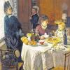 Von den Juroren abgelehnt: Claude Monets „Das Mittagessen“ (1868). Auch die drei Bilder unten stammen von Monet.