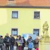 Der Kirchenumgriff ist die letzte Station des Kreuzweges durch das Dorf.