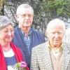Ehrungen beim Spessartverein Lohr: (von links) Ruth Czakai, Ursula Knopf (stellvertretend für ihren Ehemann Manfred), Vorsitzender Konrad Stahl, Hans Herr und das Ehepaar Lembach.