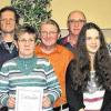 Der Verein dankt: In der Jahreshauptversammlung des MGV Brebersdorf gab es auch Ehrungen. Von links: zweiter Vorsitzender Werner Seufert, Reinhold Erhard, Herbert Pfeuffer, Siegfried Wehner, Rita Götzendörfer, Walter Götzendörfer, Wolfgang Enders, Sophie Hart, Theresia Hart-Turtschan, Kreisvorsitzender Peter Geb; und Vorsitzender Hans-Dieter Turtschan.