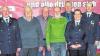 Die Führungsmannschaft und die geehrten Mitglieder der Feuerwehr Lengfurt: (von links) Ehrenkommandant Bernd Wiedemann, der stellvertretende Vorsitzende Christian Jopp, Thomas Baumann, Adolf Liebler, Heinz Seelein, Bernhard Troll, Bürgermeister Norbert Endres, Iris Baumann, der neue Vorsitzende Ralph Scheller, Stellvertreter Jan Wiedemann und der neue stellvertretende Vorsitzende Michael Baumann.