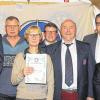 Dank gesagt: Bei der Hauptversammlung der Marktheidenfelder Wasserwacht ehrte Vorsitzender Karl Heinz Pilsl (3. v. r.) in Anwesenheit des neuen BRK-Kreisgeschäftsführers Thomas Schlott (2. v. r.) langjährige sowie besonders aktive Mitglieder.