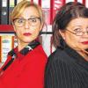 (woh)   Mit dem Theaterstück „Schoo Schee!“ von Klaus Karl Kraus (KKK) gastieren Gisela Volk (als Annemarie) und Johanna Zangl-Wagner (als Giselle) am Samstag, 7. März, ab 20 Uhr in der Stadthalle im Klenzesaal, heißt es in einer Pressemitteilung. In seinem vierten Theaterstück „Schoo schee!“ wendet sich der Kabarettist KKK dem moderen Büro-Alltag zu. Mit Annemarie Dotterweich und Giselle Langmann-Kurpüschel treffen zwei sehr unterschiedliche Büro-Frauen aufeinander. Annemarie, Vollblut-Fränkin, seit 36 Jahren in der Firma Stampfer & Söhne, vertritt und lebt die Chef-Sekretärin einer aussterbenden Spezies mit Steno-Block, stempeln, lochen und ablegen. Giselle, Möchte-gern-Französin, neu in der Firma, mit Zeitarbeitsvertrag, lebt in der Cyberwelt der Mails, Blackberrys und IT-Clouds. Diese zwei Welten treffen aufeinander. Da bleiben Verwicklungen nicht aus, auch weil die Eine deutsche Vizemeisterin im Luftgitarrenspielen ist und die Andere Hypochonderin. Die eine ist Fan des Speed-Datings im Netz, während die andere 36 Pullover zu Weihnachten strickt. Der Eintritt kostet 16 Euro (Vorverkauf) beziehungsweise 18 Euro (Abendkasse). Kartenverkauf: ritz Eltmann,  (0 95 22) 8 99 70, E-Mail info@ritz-eltmann.de