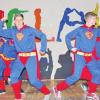Grandios auch in diesem Jahr: das Männerballett. Das Publikum bedachte die Supermänner beim Burgpreppacher Fasching zu Recht mit frenetischem Applaus.