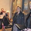 Kirchenmusik mit harmonischem Damen-Doppel: (im Bild von rechts) Altistin Ingeborg Purucker und Sopranistin Katja Bördner überzeugten im Duett unter musikalischer Begleitung von Ursula Maria Eichl an der Orgel sowie Dietrich Heinz und Martin Morgenstern an den Violinen.