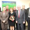 Jahresschlusssitzung des Marktheidenfelder Stadtrats. Bürgermeisterin Helga Schmidt-Neder (links) zeichnet ehemalige Stadträte mit der Verdienstmedaille der Stadt aus. Von links: Jürgen Wagner, Paul Fischer, Gaby Hofstetter, Richard Gräder (ehemaliger Ortssprecher von Oberwittbach), Ernst Weißenberger und Wolfgang Fertig. Karlheinz Feser (rechts) erhält den Großen Ehrenring der Stadt.