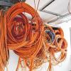 Viele Meter Kabel: Das Haus aus den 50er Jahren brauchte auch eine neue Elektroinstallation.
