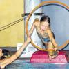 Prüfsiegel erhalten: Veronika Redelbach, Inhaberin des „Aquapoint“ in Marktheidenfeld, ist für ihre Schwimmschule mit dem Zertifikat des Deutschen Schwimmverbandes (DSV) ausgezeichnet worden. Auf spielerische Art und Weise lernen ihre Schwimmschüler die Bewegungen.