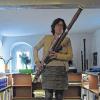 Musik ist Trumpf: Ute Bocklenberg hat im ehemaligen Milchhäusle am Maintor in Sommerhausen eine Musikschule eröffnet. CLAUDIA SCHUHMANN