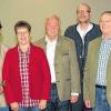 Scheidende und neue Hauptvorsitzende des Spessartbundes: Erster Hauptvorsitzender Gerrit Himmelsbach (von links), Angelika Krebs, Helmut Winter, neuer dritter Hauptvorsitzender Michael Bergmann und neuer zweiter Hauptvorsitzender Richard Krebs.