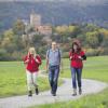Immer beliebter: Der Panoramaweg Taubertal ist Ziel vieler Wanderer und hat sein Qualitätssiegel verteidigt. Unser Foto entstand bei Gamburg.