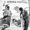 So fing alles an: Zum ersten Afrika Festival kam auch der Botschafter der Elfenbeinküste, dessen Mitarbeiter eine Ausstellung  mit Fotografien aus Afrika  mitbrachten.