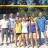 Im Bild: (hinten, von links) Betreuer Wolfgang Eichelsbacher, Dominik Gottier, Jakob Uhle, Lorenz Flammersberger, Moritz Giehl, Betreuer Günther Breitenbach und (vorne) Michelle Skodowski, Nina Wucherer, Anika Wucherer.