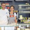 Stolz präsentieren Frank und Anja Weber ihre neu gestaltete Bäckerei in Thüngersheim mit angeschlossenem Café.
