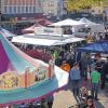 Reges Treiben auf dem Holzmarkt: 12 000 Besucher säumten den Frammersbacher Ortskern sowie das Gewerbegebiet.