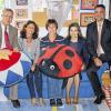 Gute Noten für den Landkindergarten Böttigheim: Fachbesuch des Jugendamtes mit (von links) Jugendamtsleiter Hermann Gabel, KiTa-Fachaufsicht Ursula Bördlein, KiTa-Leiterin Heike Förter-Ippisch, Bezirkssozialarbeiterin Jana Kuse und Bürgermeister Heiko Menig.