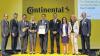 Hohe Auszeichnung für die Reich GmbH: Im Bild bei der Preisverleihung in Prag (von links) Günter Fella, Head of Purchasing der Continental Group, Dr. Elmar Degenhart (Chairman of the executive board), Rudolf Eckert (SQM Mechanics), Nina Reich, (Geschäftsführung Reich GmbH), André Reich (Geschäftsführung Reich GmbH), Raphael Werner (Vertriebsleiter Reich GmbH), Barbara Conversano (Global Category Management turned parts), Sigrid Sporbert (Head of SQM) und Dr. Frank Rabe (Corporate Quality).