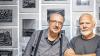 Post Romantic Landscapes: Bis 30. September ist die Ausstellung in der Disharmonie zu sehen. Im Bild (von links) Gerd Scheller (Fotograf) und Organisator Werner Enke.
