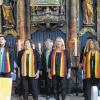 Farbenfroh: Der Gospelchor Rainbow begeisterte in der Kirche St. Michael in Sondheim/Rhön.