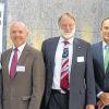 Diskutierten über Energieeffizienz (von links): Sven Kreitlein von Green Factory Bavaria, kommissarischer Vorsitzender der Region Mainfranken GmbH Thomas Habermann, SKZ-Chef Peter Heidemeyer, Knauf-Energiemanager Hans Wintrich und Harald Hünting, Leiter Knauf Akademie.Foto: Kühl