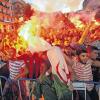 Fußballverrückt: Algerische Fans feiern in der Hauptstadt Algier den Einzug ihrer Nationalmannschaft ins WM-Achtelfinale.