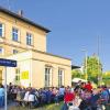 Großer Bahnhof: Beim „Da hogge se“-Fest waren wieder viele Mellrichstädter mit von der Partie.