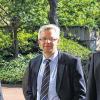Die europäische Geldpolitik fest im Blick: Karl Schnitzler (Bereichsleiter Innen-und Filialbetrieb), Jens Ulbrich (Chefvolkswirt) und Markus Schiller (Leiter der Bundesbankfiliale Würzburg) (von links).