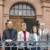 CSU-Kreisspitze im Bezirkskrankenhaus: (von links) Kreisvorsitzender Thorsten Schwab, Direktor Dr. Dominikus Bönsch, Pflegedirektorin Marianne Schaffarczyk, Leiterin des Sozialdienstes Sabine Sitter, Fraktionsvorsitzender Walter Höfling und Bezirksrat Johannes Sitter.