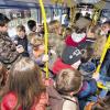 Überfüllter Schulbus, ein Problem nicht nur in Knetzgau.