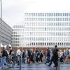 Von Pullach in die Hauptstadt: Am 29. Juli 2013 demonstrierten Netzaktivisten bereits vor dem neuen Hauptquartier des Bundesnachrichtendienstes (BND) in Berlin.