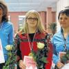 Siegertrio: Bei den Frauen wurde Bettina Behr (Mitte) Kreismeisterin im Kegeln vor Andrea Kleinert (links) und Sonja Englert.