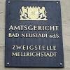 Zweigstelle: Mellrichstadt gehört zum Amtsgericht Bad Neustadt.