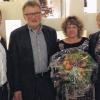 (HuHe)  Seit 40 Jahren ist Siegbert Albert (Zweiter von links) bei der Firma Fachhandel Günther (Werkzeuge und Arbeitskleidung) in Bad Neustadt tätig. Der Jubilar Siegbert Albert trat im September 1973 als Auszubildender im Einzelhandel ins Unternehmen ein. 1976 wurde er als kaufmännischer Angestellter fest übernommen. Im Jahr 2005 wechselte er dann in den Vertriebsaußendienst und war für die Landkreise Rhön-Grabfeld und Bad Kissingen verantwortlich. Ihm und seiner Frau Birgit (Zweite von rechts) gratulierten Stefan und Christiane Günther.