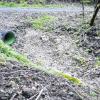 (huGO-ID: 23097445)  Durch den Einbau eines Abwasserrohres unter dem Rennweg wird das Wasser nun in entgegengesetzte Richtung nach Osten abgeleitet  FOTO Gerold Snater