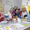 Regional schlemmen: Erstmals machte Bischofsheim beim Citta-Slow-Sunday mit. In sieben Gastronomie-Betrieben gab es regionale Gerichte und in der Hauswirtschaftsschule (Bild) Vorführungen vom Rhöner Hauswirtschafterinnen-Service zum Thema „Kartoffeln – salzig und süß“.