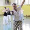 Höchste Konzentration: Franz Scheiner ist seit 40 Jahren der Faszination des Karate erlegen.