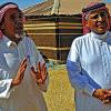 Zu langen Haftstrafen verurteilt: Die saudischen Menschenrechtler Mohammad al-Qahtani und Abdullah al-Hamed. Das Bild zeigt die beiden vor ihrer Verhaftung vor dem Versammlungszelt der von ihnen mitbegründeten „Saudischen Gesellschaft für zivile und politische Rechte“.