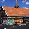 Im Bau: die Thundorfer Festhalle.