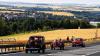 Tolle Wagen, tolles Panorama: Ein Opel P4, ein Ihle-BMW und ein Lancia Fulvia bei der Ausfahrt. Viele Bilder von den Rhöner Kultur- und Oltimertagen im Internet unter http://rhoengrabfeld.mainpost.de