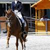 „Er hat schon einige Starallüren“:  Jaqueline Koser über ihr Pferd Don Boy. Beim Kiliani-Reitturnier belegten die beiden diesmal den fünften Platz.
