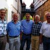 Top-Mitarbeiter: Diese Ehrenamtlichen haben, neben vielen anderen, besonders großen Anteil am Gelingen der Sanierungsmaßnahme des Heimatspielhauses (von links): Roman Jonas, Karl Kolb, Longin Farrenkopf, Johannes Becker und Franz Gock.