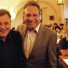 Gute Laune, harte Kritik: Linke-Kreisvorsitzender Stefan Bannert (links) mit Ehrengast Klaus Ernst beim Sommerfest.