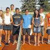 Die Sieger des Tennisturniers „Haßfurt Open“ beim TV Haßfurt: (von links) Greta Balasanjan (TG 48 Schweinfurt/Nebenrunde Damen 2. Platz), Julian Schüllner (TV Haßfurt/Nebenrunde Herren A 1.), Sharon Kozlik (MTV Bamberg/Damen 3.), Julia Herzog (TG 48 Schweinfurt/Damen 1.), Emil Egerer (SC Uttenreuth/Herren A 1.), Johannes Lipsius (TG 48 Schweinfurt/Herren A 3.), Nino Dyga (TG 48 Schweinfurt/Nebenrunde B 2.), Marion Bergmann (TC Haßfurt/Damen 2.), Sebastian Schuler (SG Dittelbrunn/Herren B 2.), Manuel Scheller (TF Diespeck/Herren B 1.), Dominik Wagenhäuser (TG 48 Schweinfurt/Herren A  2.).