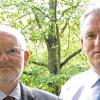 Seit einem Monat dabei: Am Dienstag stellte Bürgermeister Ernst Prüße (rechts) den neuen Geschäftsführer der Baugenossenschaft Lohr vor – den 54-jährigen Betriebswirt Bernd Karmann.