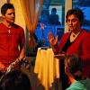 Der neue Vorsitzende Florian Sinner (links) lud zum Info-Abend des Lohrer Waldkindergartens ein. Carola Schrauth erläuterte das Konzept der Einrichtung.