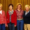 Der neue Vorstand der MGV-Chorgemeinschaft: (von links) Roswitha Vogler, Erika Tolle, Vorsitzende Edith Deinlein, Stellvertreterin Bianca Volkert, Heidi Wiedmann und Eckhard Schreiter.