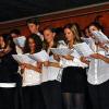 What a wonderful world: Der Kammerchor wurde dirigiert von Martin Jira.