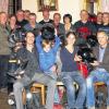 Die gute Tat: Ausrüstung für Motorrad-Ausfahrten spendeten Biker aus Volkach und Umgebung, damit sie weiterhin Behinderte zu Ausfahrten einladen können und diese dabei auch sicher unterwegs sind. Im Bild: Peter Waldhäuser (VTM Volkach) mit den Mitarbeitern der Lebenshilfe Holger Klüpfel (links) und Uschi Ferstl sowie den Spendern.