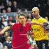 In Roding mit viel Spielzeit: Florian Bley (links) präsentierte sich im Pokal als Alternative zu Jan Wicklein auf Rechtsaußen.